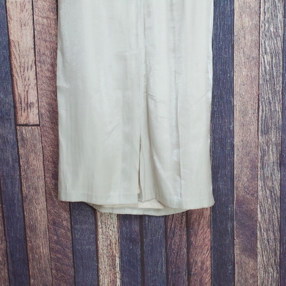 Patra Ivory Shimmer Long Dress Matron Size 16 - Picture 7 of 8